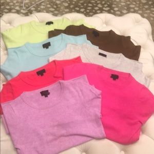 J crew Italian cashmere l/s tee sweater